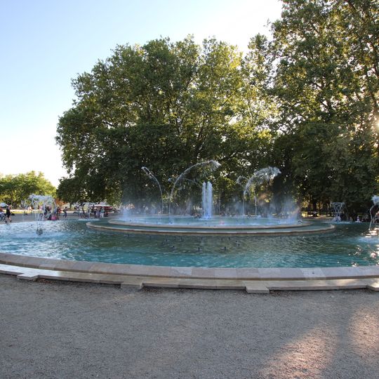 Musical fountain on Margaret Island