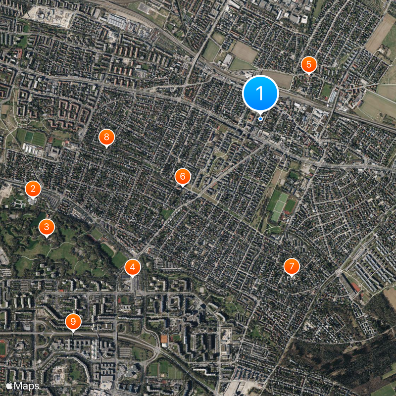 Trudering-Riem Mappa