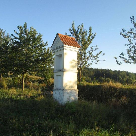 Kaplička na křížové cestě u Načeradce - 7. zastavení