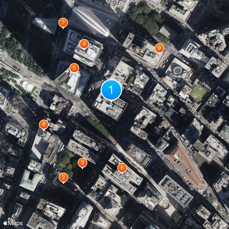 One Liberty Plaza Mapa