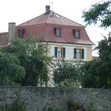 Eckpavillon des ehemaligen Schlosses, jetzt Wohngebäude