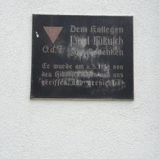 Gedenktafel Paul Nikusch, Grimma