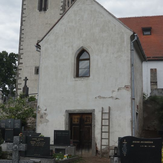 Hřbitovní kaple na budišovském hřbitově