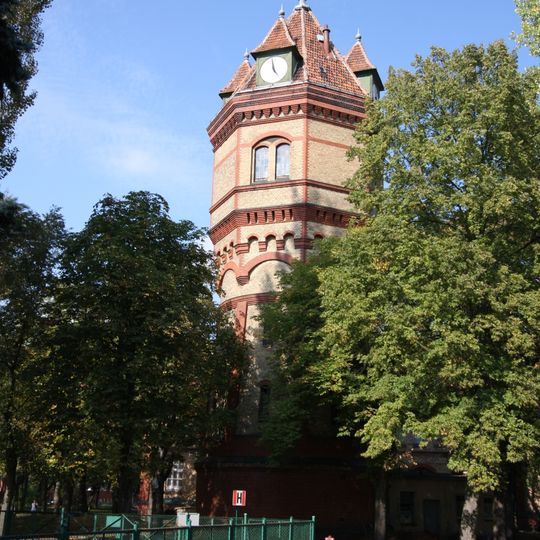 Water tower in Obrzyce