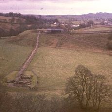 Hadrian's Wall and vallum and their associated features between Poltross Burn and the River Irthing in wall mile 48