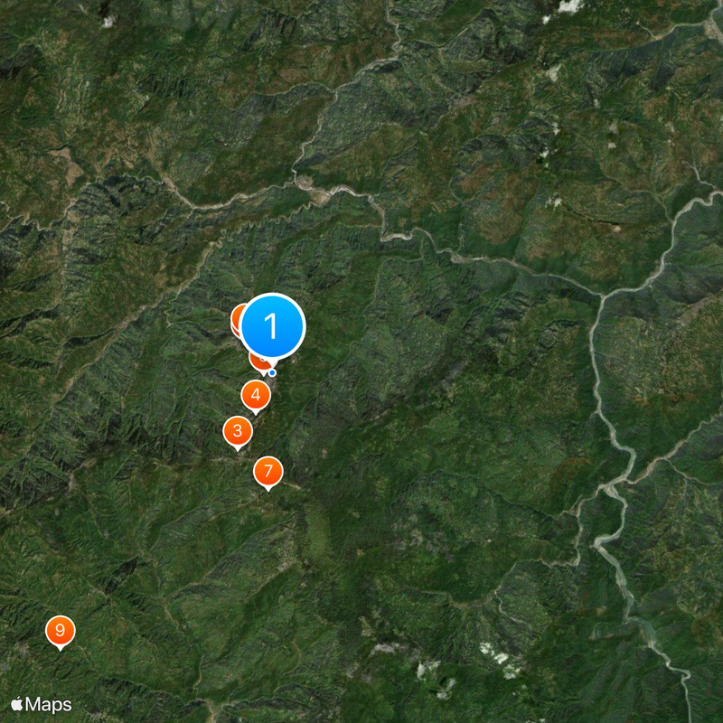 Darjeeling Himalayan Railway Mapa