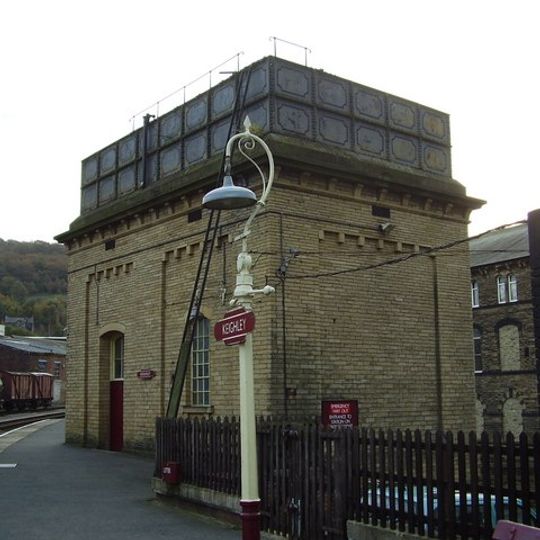 Water Tower On South Westernmost Platform Of Keighley Station