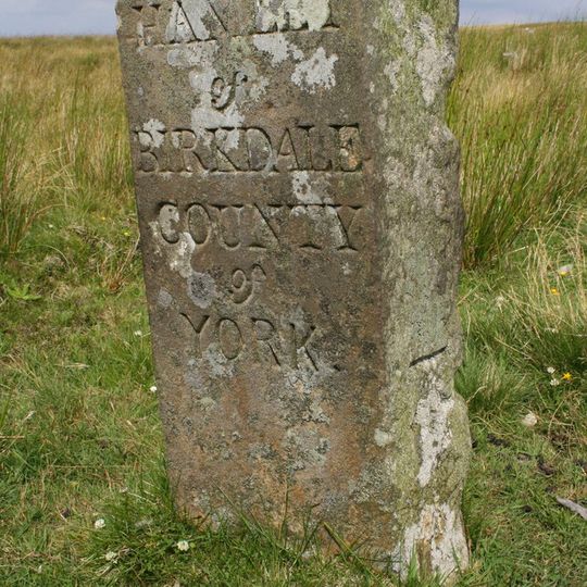 Boundary Stone At Hollow Mill Cross