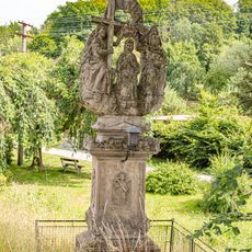 Socha Nejsvětější Trojice v Bradlecké Lhotě