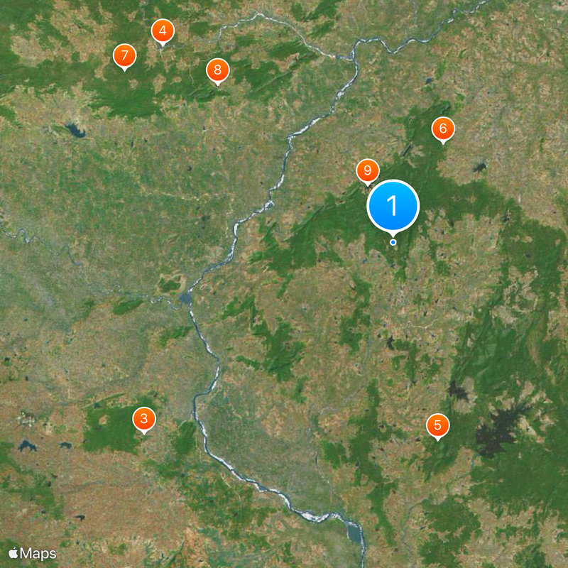 Bhandara district Map