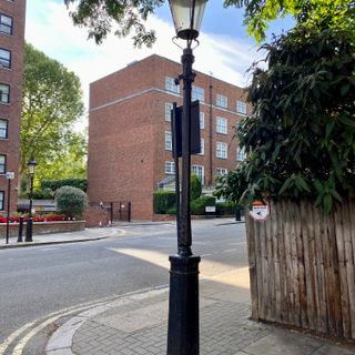 Lamp Standard On Pavement Opposite Number 61