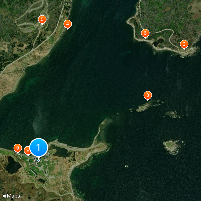 Forteresse de Louisbourg Carte