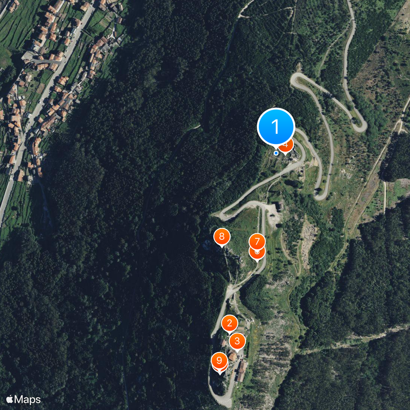 Castro of Santa Trega Map