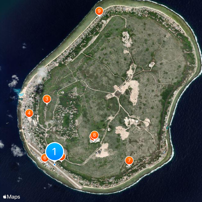 Nauru International Airport Map