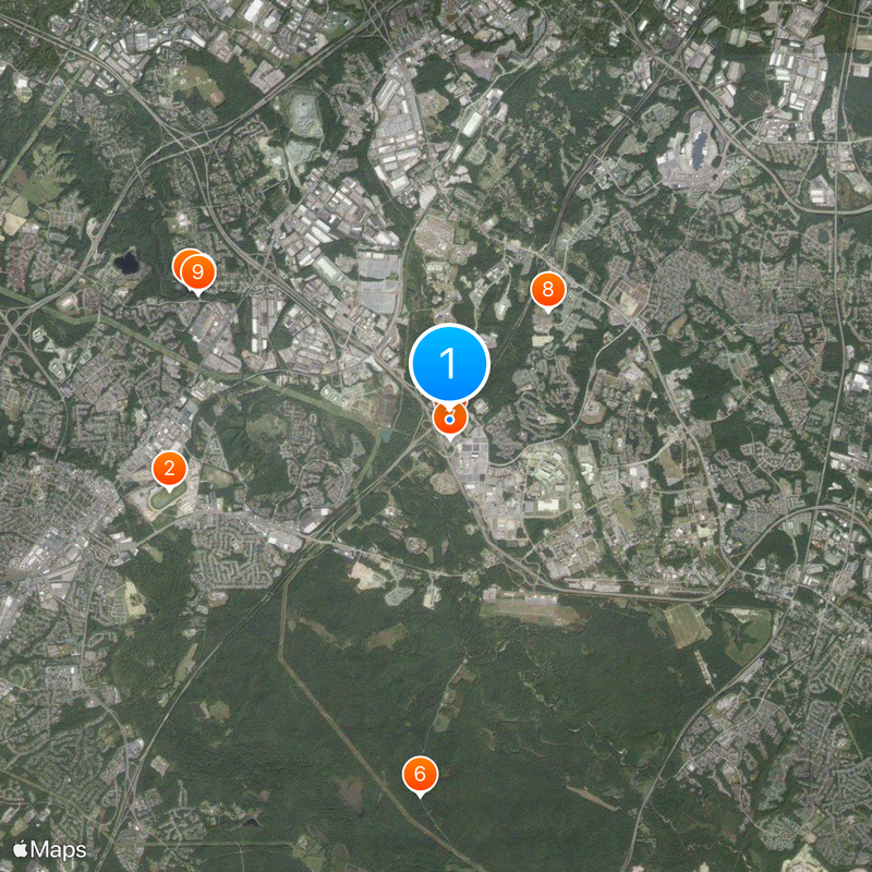 National Cryptologic Museum Mapa