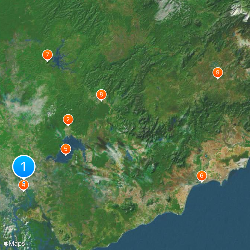 Dong Nai River Map