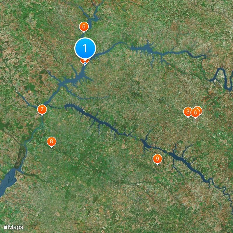 Paraná River Map