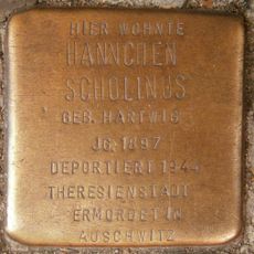 Stolperstein dedicated to Hannchen Scholinus