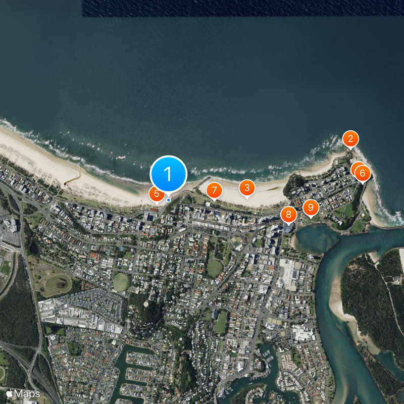 Coolangatta Map