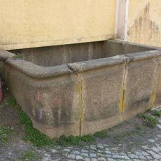 Kamenná nádrž na vodu v ulici Hradební ve Žluticích