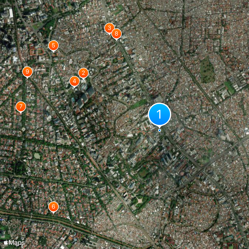 Faculty of Medicine, University of Indonesia Map