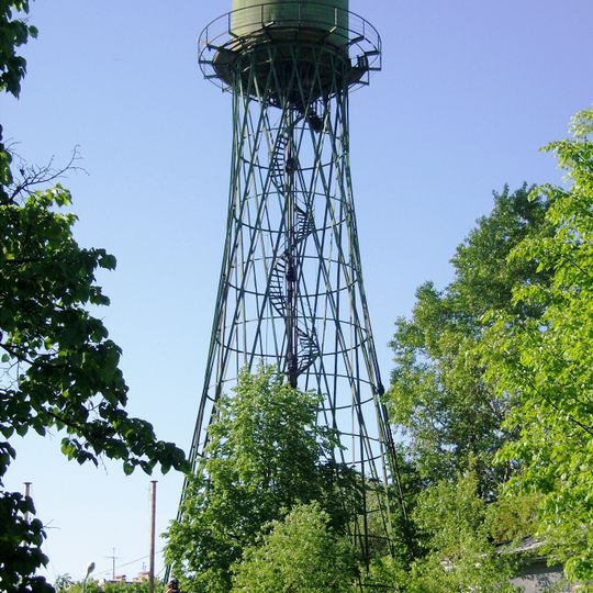 Water tower in Lugovaya, Lobnya
