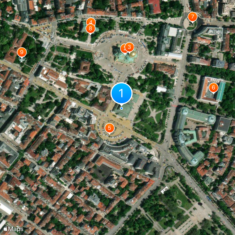 National Assembly of Bulgaria Map