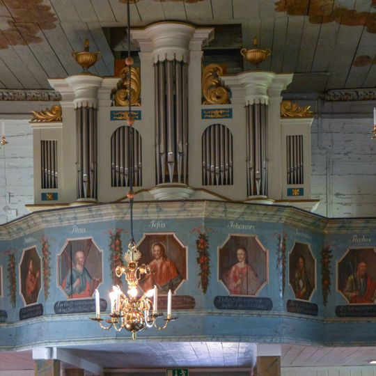 Näshults kyrkas orgel by Johannes Magnusson