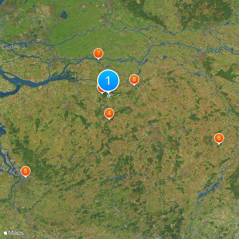 Brabante Septentrional Mapa
