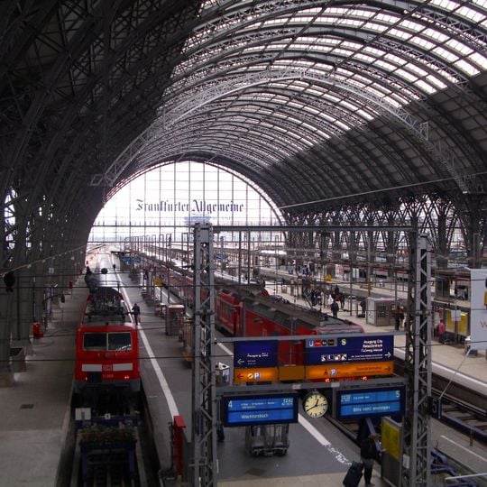 Estación Central de Fráncfort del Meno