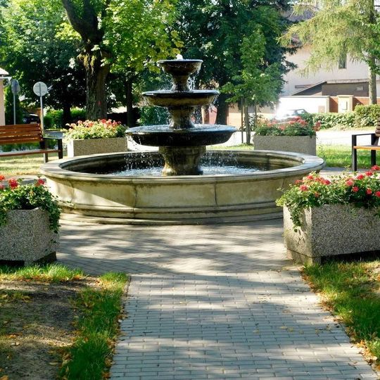 Kašna na náměstí ve Štokách