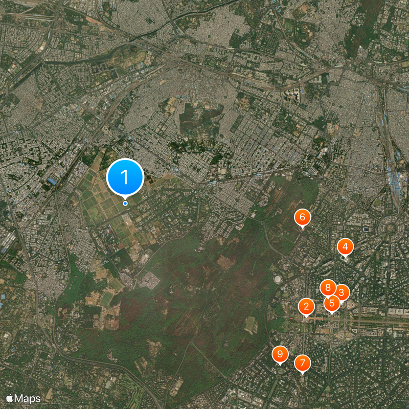 Indian Agricultural Research Institute Map