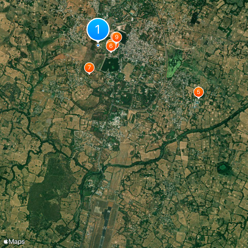 Kandariya Mahadeva Temple Mapa
