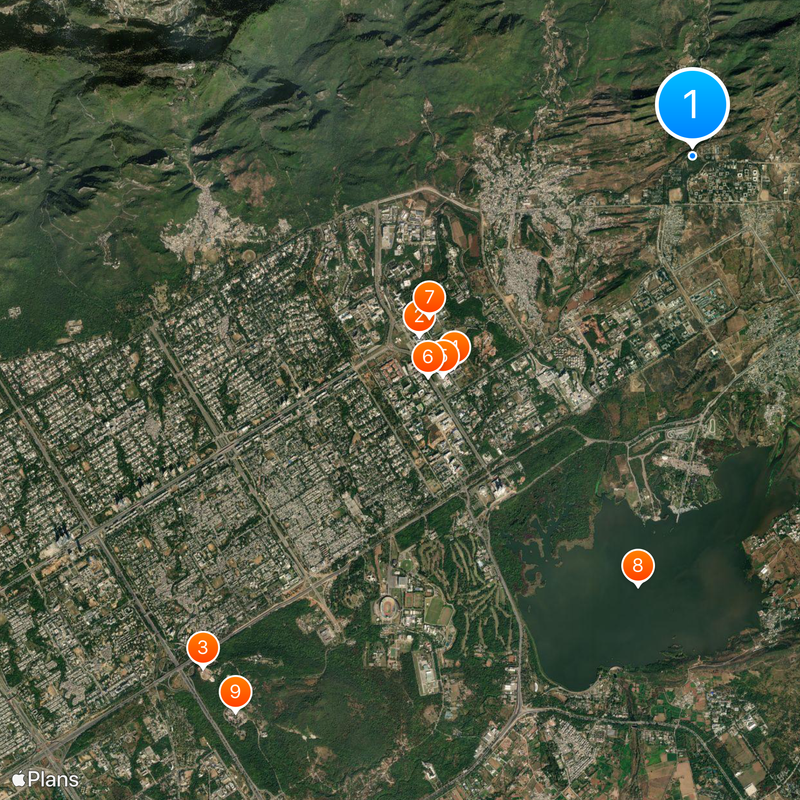 Quaid-i-Azam University Map