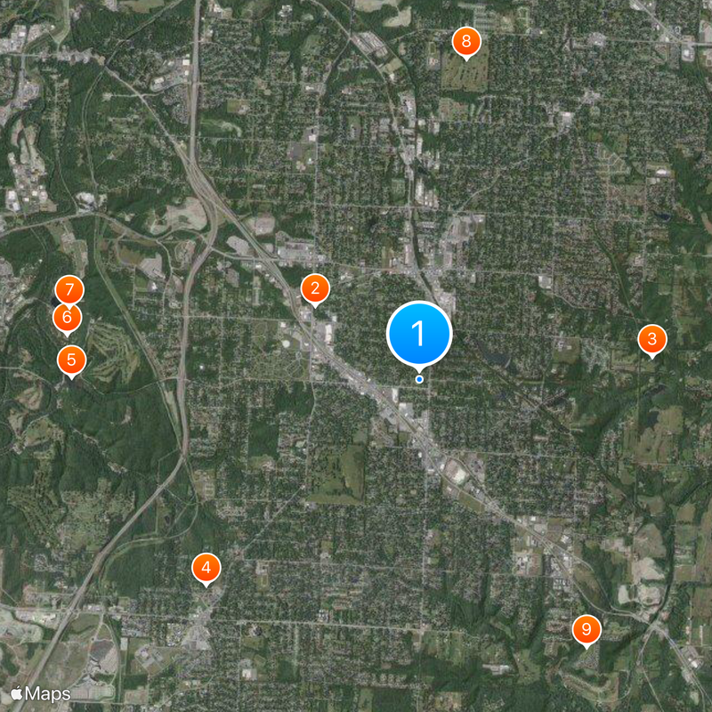 Raytown Map