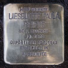 Stolperstein dedicated to Lieselotte Paula Beifus