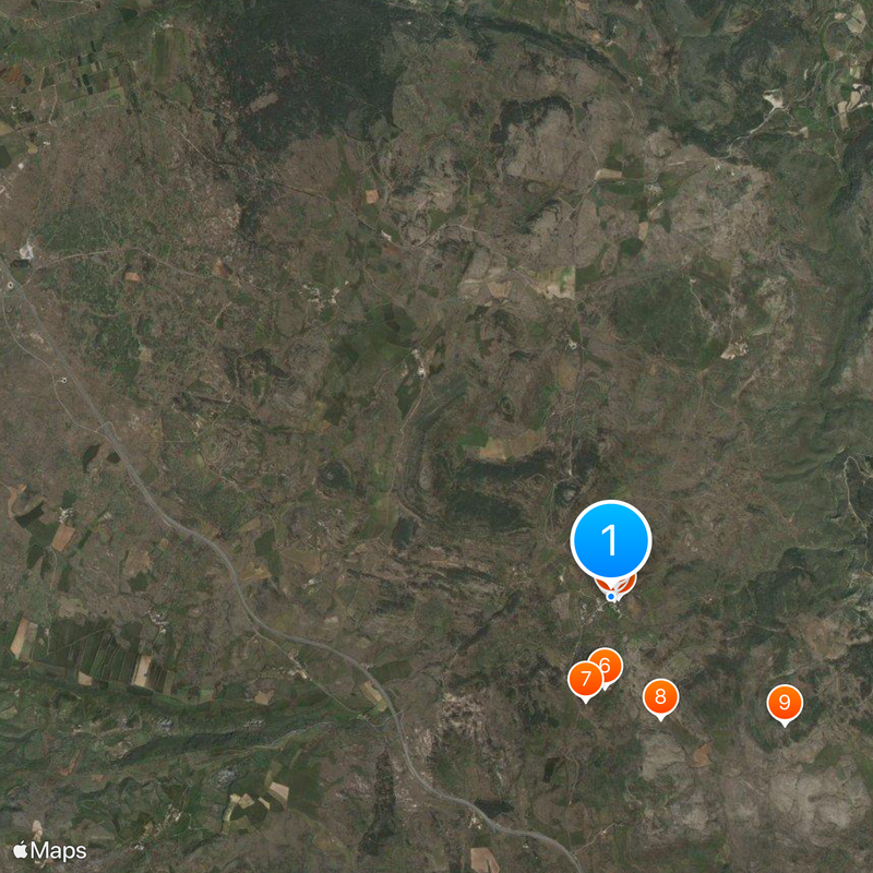 La Couvertoirade Mappa