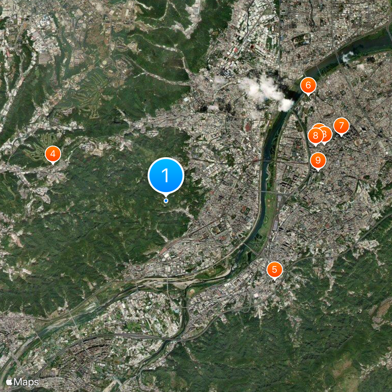 Northern Taiwan Karte