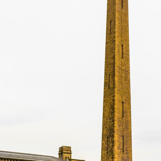Saltaire Mills Chimney To East Of Complex
