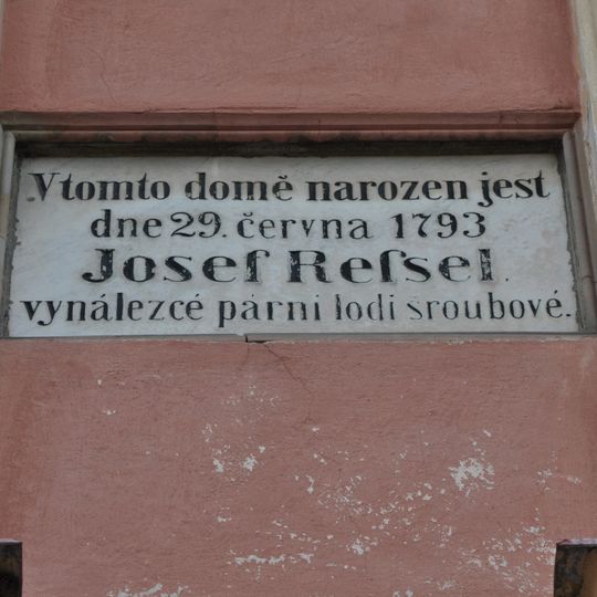 Pamětní deska Josefa Ressela