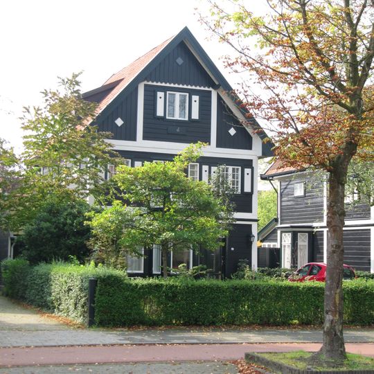 Villa in houtskeletbouw in Chaletstijl