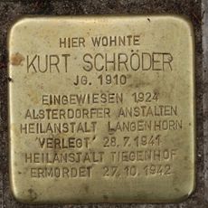 Stolperstein en memoria de Kurt Schröder