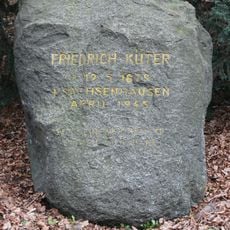 Memorial stone for Friedrich Küter