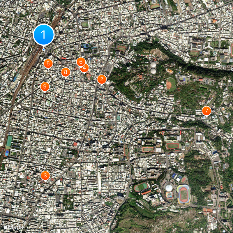 Changhua TRA station Map