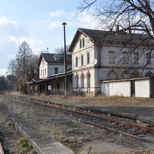 Bahnhof Lommatzsch; Eisenbahnstrecke Riesa–Nossen; Eisenbahnstrecke Wilsdruff–Döbeln-Gärtitz; Rübenbahn ; Abschnitt Garsebach–Lommatzsch