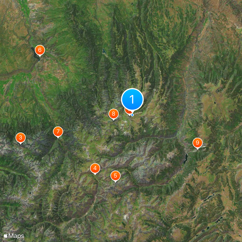 San Juan Mountains Map