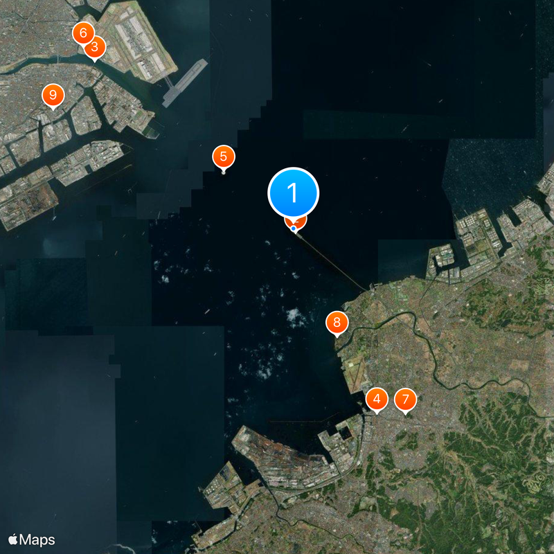 Umihotaru Parking Area Map