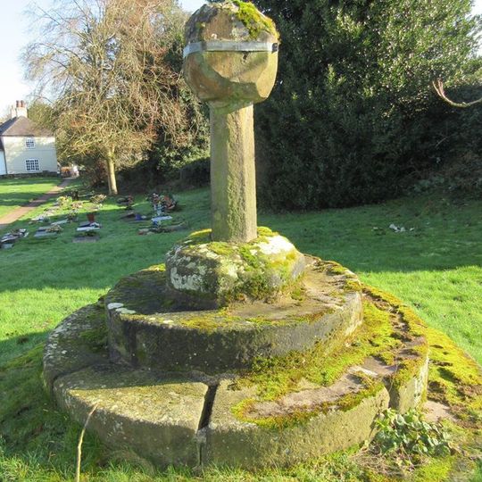 Churchyard cross 55 yards south of the Church of St George