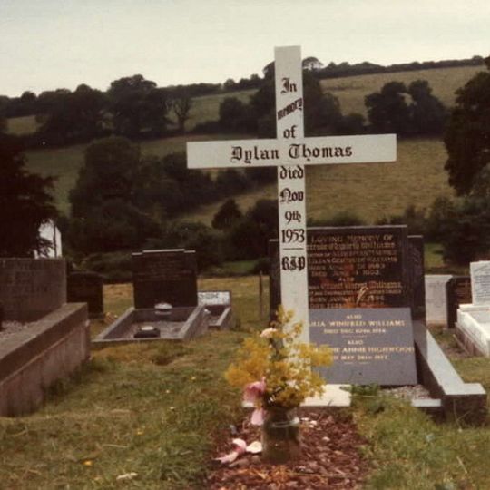 Grave of Dylan Thomas