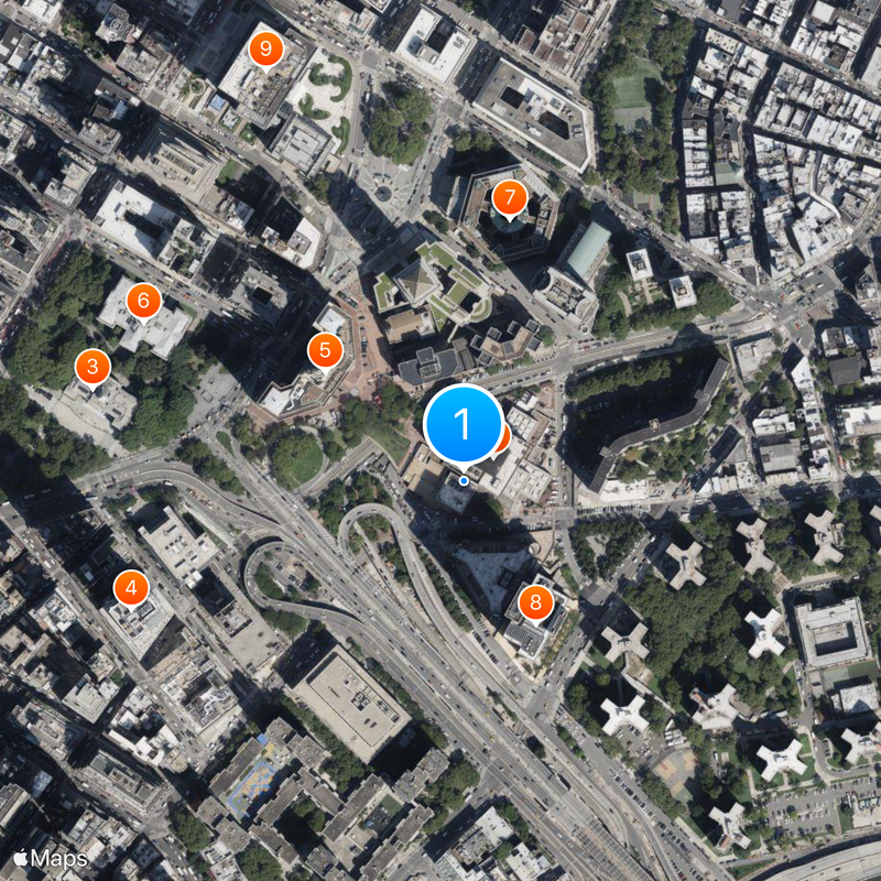 New York City Police Department Map
